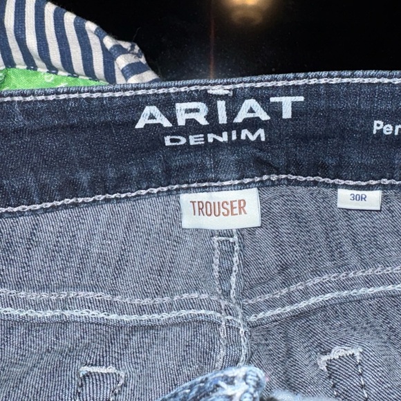 Ariat Dark Blue Denim Trousers - Picture 4 of 4